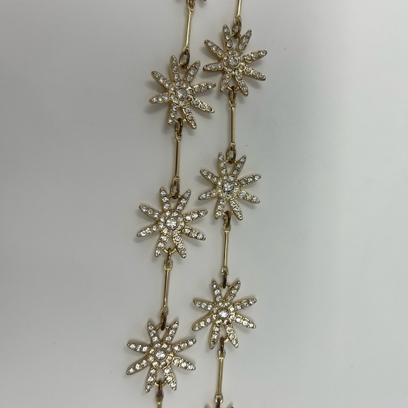 Star Drop Necklace Y Shape Statement Pendant Gold Jewelry Lariat Floral Charm 25 - Picture 13 of 17